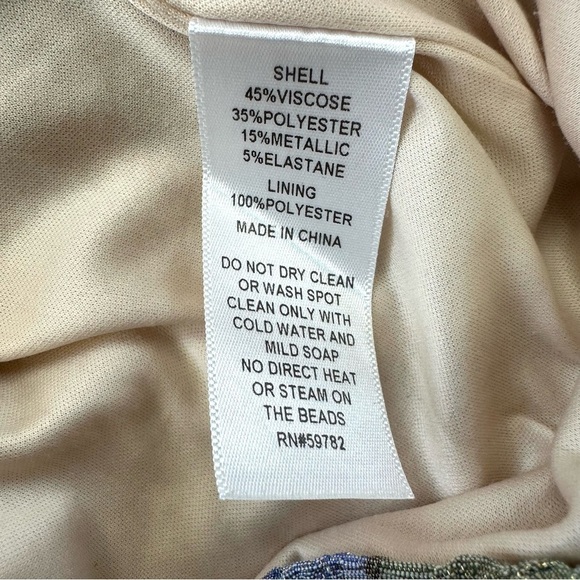 Adrianna Pappell Matelasse faux wrap sheath jacquard floral dress Size 2Petite - Picture 12 of 13